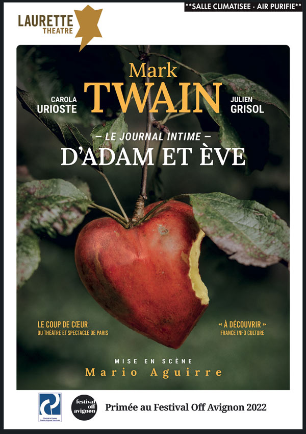 Le nouveau Jardin D’Eden pour Adam et Ève, c’est au Laurette Théâtre