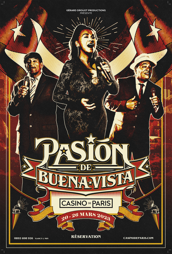 Pasión de Buena Vista, c’est du 20 au 26 mars 2023 au Casino de Paris