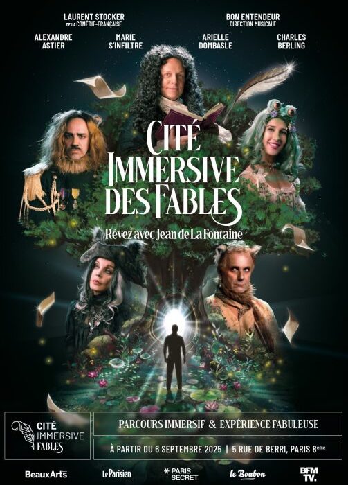 Paris 8ème - La Cité Immersive des Fables : quand La Fontaine entre dans le XXIᵉ siècle.