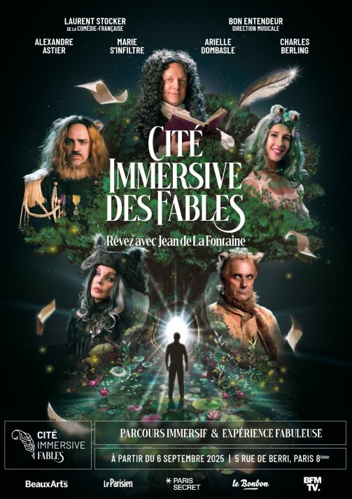 Paris 8ème – La Cité Immersive des Fables : quand La Fontaine entre dans le XXIᵉ siècle.