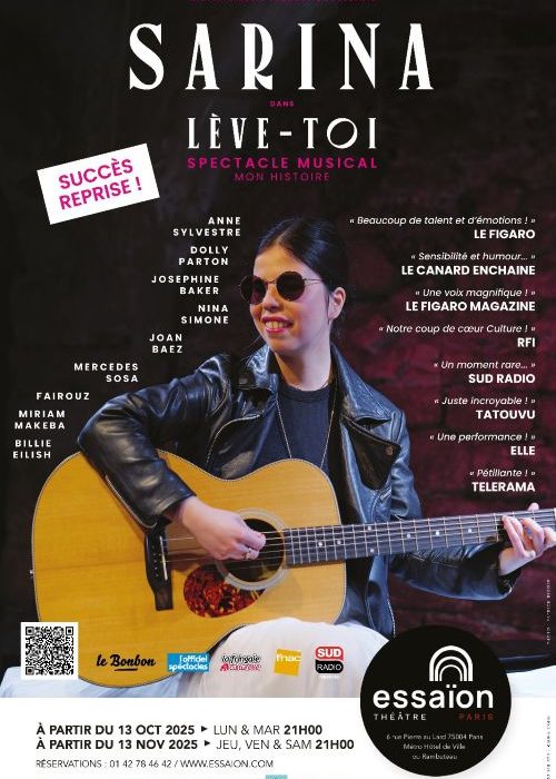 "Sarina dans Lève-toi" Promo Club CultureLLes.