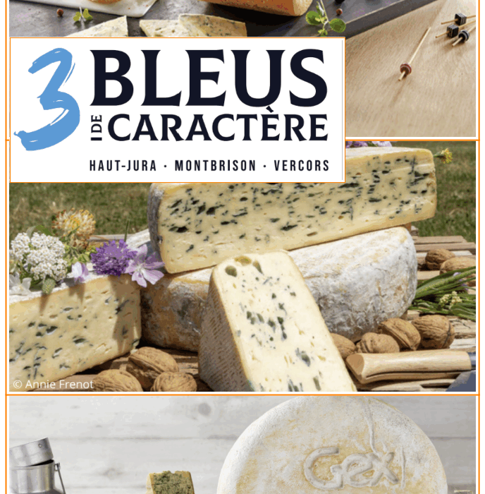 Trois Bleus de Caractère s’exposent au Musée du Fromage à Paris.